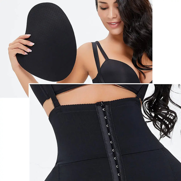GLUTES LIFTING OPEN BUST BODYSUIT